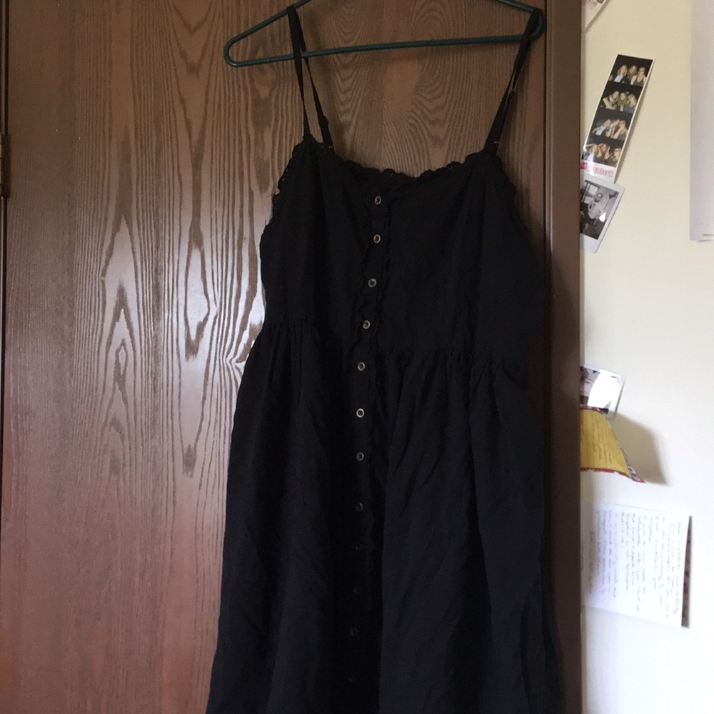 Forever 21 + Spaghetti Strap Black Dress Size 3XL